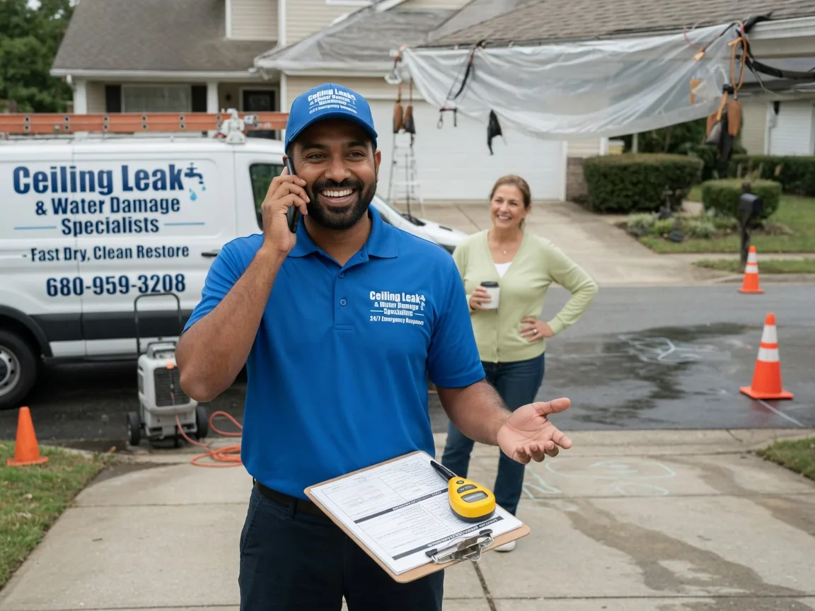 Ceiling Leak Cleanup Port Huron, MI FAQs